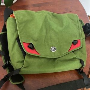 Crumpled messenger bag